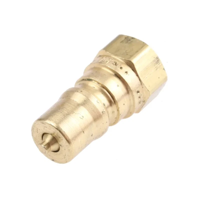 Parker Brass Hydraulic Quick Connect Coupling Female G 1/8 in, 1000 psi BH1-61-BSPP