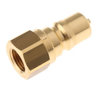 Parker Brass Hydraulic Quick Connect Coupling Female G 1/4 in, 1000 psi BH2-61-BSPP