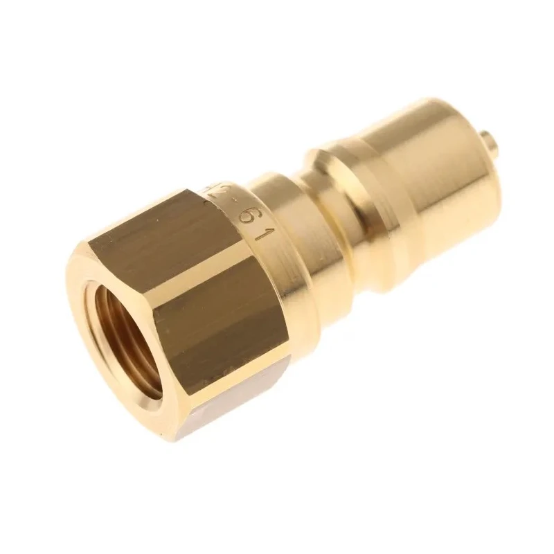 Parker Brass Hydraulic Quick Connect Coupling Female G 1/4 in, 1000 psi BH2-61-BSPP