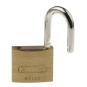 ABUS Weatherproof Keyed Steel and Brass Padlock, 6 mm Shackle Diameter, 21 mm Shackle Length, 40 mm Body XR0060 40