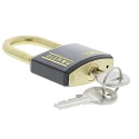 ABUS Weatherproof Brass Safety Padlock with 6 mm Shackle Diameter, 40 mm Body XR0084 40