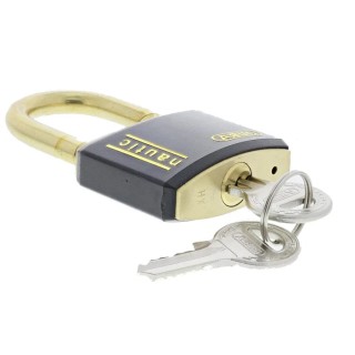 ABUS Weatherproof Brass Safety Padlock with 6 mm Shackle Diameter, 40 mm Body XR0084 40