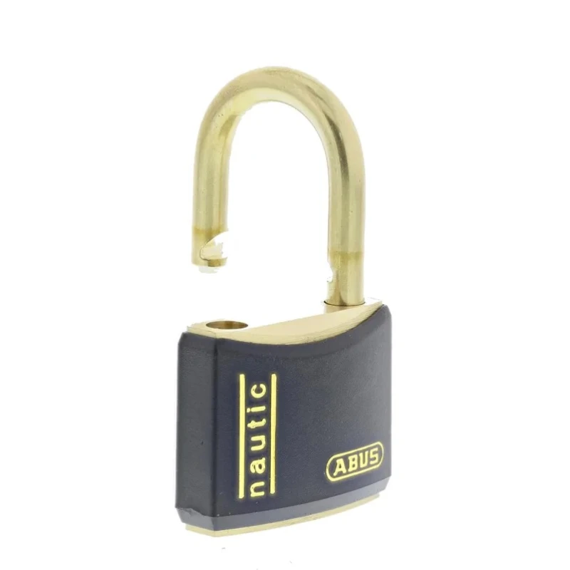 ABUS Weatherproof Brass Safety Padlock with 6 mm Shackle Diameter, 40 mm Body XR0084 40