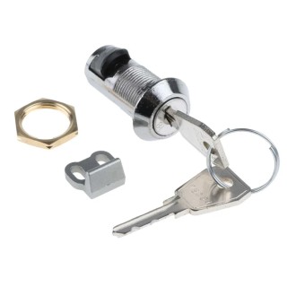 Euro-Locks a Lowe & Fletcher group Company Die Cast Slam Lock, 20 mm Panel-to-Tongue, Chrome Finish 5836002