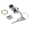 Euro-Locks a Lowe & Fletcher group Company Die Cast Slam Lock, 20 mm Panel-to-Tongue, Chrome Finish 5836002