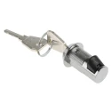 Euro-Locks a Lowe & Fletcher group Company Die Cast Slam Lock, 20 mm Panel-to-Tongue, Chrome Finish 5836002