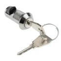 Euro-Locks a Lowe & Fletcher group Company Die Cast Slam Lock, 20 mm Panel-to-Tongue, Chrome Finish 5836002