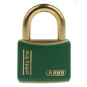 ABUS Keyed Brass Weatherproof Safety Padlock 40mm Body, 6 mm Shackle Diameter, 23 mm Shackle T84MB/40 VERT SAFETY FIRST