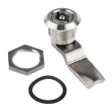 Steinbach & Vollman Stainless Steel Tumbler Lock, 26 mm Panel-to-Tongue 20.2 x 20.2 mm, Key Unlock 341-0214