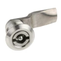 Steinbach & Vollman Stainless Steel Tumbler Lock, 26 mm Panel-to-Tongue 20.2 x 20.2 mm, Key Unlock 341-0214