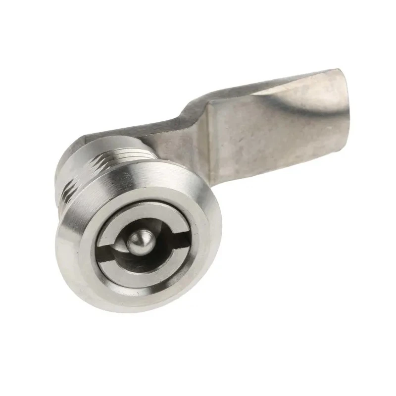 Steinbach & Vollman Stainless Steel Tumbler Lock, 26 mm Panel-to-Tongue 20.2 x 20.2 mm, Key Unlock 341-0214
