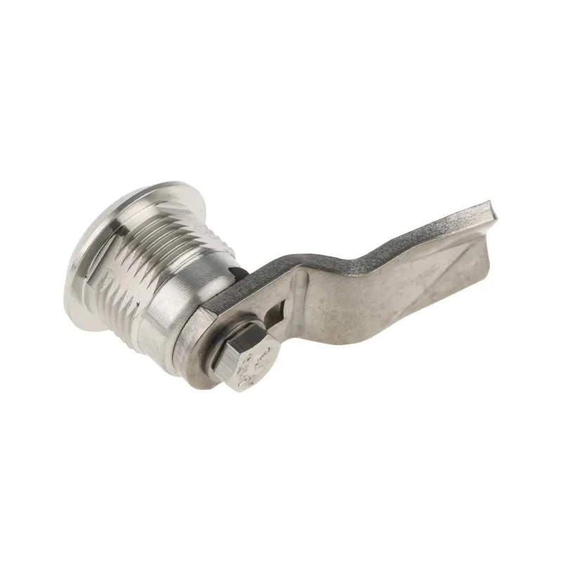 Steinbach & Vollman Stainless Steel Tumbler Lock, 26 mm Panel-to-Tongue 20.2 x 20.2 mm, Key Unlock 341-0214