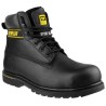 CAT Holton Black Steel Toe Capped Men's Safety Boots Size EU 42, UK 8, Lace Up Closure, Heat Resistant Sole P708026