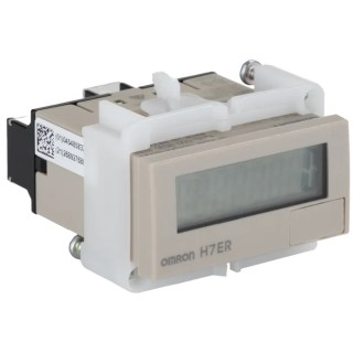 Omron Industrial Automation 4 Digit LCD Counter, Flush Mount, Digit Height 8.6mm H7ER