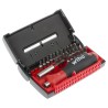 Wiha Security Bit Set 27-Piece with Hexagon BO, Spanner, Torx BO, Tri-Wing Tips 25 mm 09393