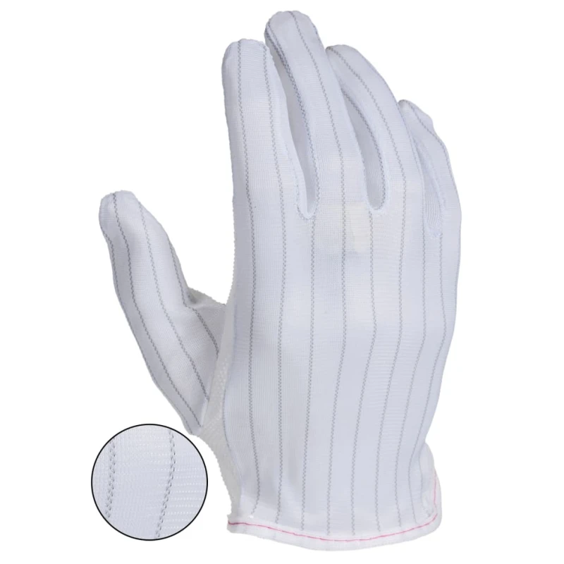 RS PRO Polyethylene Anti-Static Gloves Size 8 Reusable, Latex-Free, PET Material 356-2208