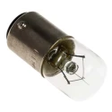 RS PRO Tubular Clear Indicator Light 24V AC 5W 200mA BA15D Base 16mm Diameter 35mm Length 1000h Lifespan BA15D