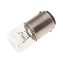 RS PRO Indicator Light Clear 48V 5W 100mA BA15D T16 Lamp Designation 3000h Lifespan BA15D