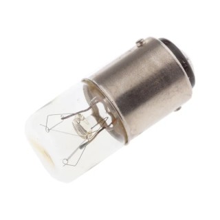 RS PRO Indicator Light Clear 48V 5W 100mA BA15D T16 Lamp Designation 3000h Lifespan BA15D