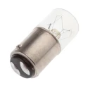 RS PRO Indicator Light Clear 48V 5W 100mA BA15D T16 Lamp Designation 3000h Lifespan BA15D
