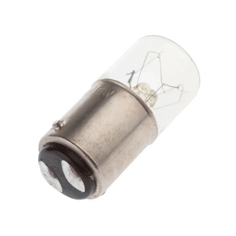 RS PRO Indicator Light Clear 48V 5W 100mA BA15D T16 Lamp Designation 3000h Lifespan BA15D