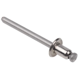 POP Stainless Steel Blind Rivet, 4.8 mm Diameter, 7.6 mm Length, Dome Head SSD62SSBS