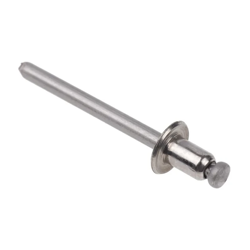 POP Stainless Steel Blind Rivet, 4.8 mm Diameter, 7.6 mm Length, Dome Head SSD62SSBS