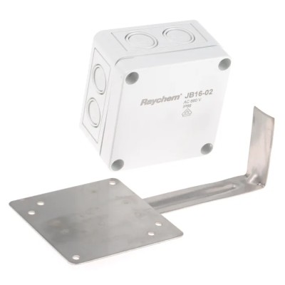 Chemelex Trace Heating Junction Box Kit JB16-02, Temperature-Resistant Termination Box with Support Bracket, Germany Origin