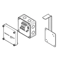 Chemelex Trace Heating Junction Box Kit JB16-02, Temperature-Resistant Termination Box with Support Bracket, Germany Origin