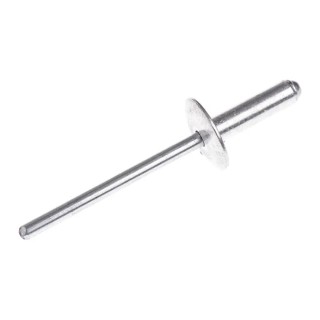 POP Aluminium Blind Rivet 4 mm, 14 mm Length, Steel Mandrel TAPD512BSLF12