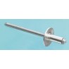 POP Aluminium Blind Rivet 4.8 mm Diameter 16.5 mm Length Steel Mandrel TAPD614BSLF14