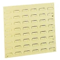 RS PRO Polypropylene Louvre Panel Storage Unit 1000 mm x 500 mm Sandstone 350-6034