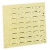 RS PRO Polypropylene Louvre Panel Storage Unit 1000 mm x 500 mm Sandstone 350-6034
