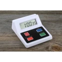 RS PRO White Digital Desktop Timer 23 h, Battery Powered ABS Case 365-6230
