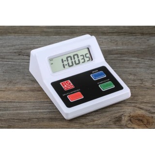 RS PRO White Digital Desktop Timer 23 h, Battery Powered ABS Case 365-6230
