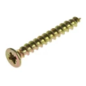 RS PRO Pozidriv Countersunk Steel Wood Screw, Passivated Zinc Plated, 3 mm Thread 25 mm Length 263-1814
