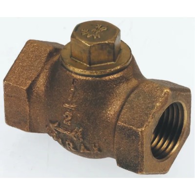 Spirax Sarco Bronze Threaded Check Valve 1 in, Female Inlet & Outlet, 14 bar, 250°C Maximum Operating Temperature 293300