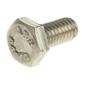 RS PRO Plain Stainless Steel Hex Bolt M4 x 8 mm DIN 933 316 A4 Stainless Steel 263-2104