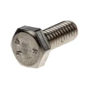 RS PRO Stainless Steel Hex Bolt M4 x 10 mm Plain Finish DIN 933 263-2110