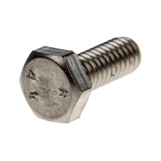 RS PRO Stainless Steel Hex Bolt M4 x 10 mm Plain Finish DIN 933 263-2110