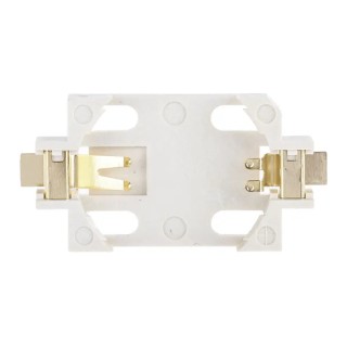 Keystone CR2025 Battery Holder Surface Mount with Top Spring Arm 1 Cell 28.4x16x5.5mm