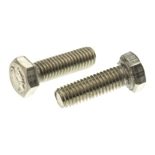 RS PRO Stainless Steel Hex Bolt, M5 x 16 mm, Fully Threaded, DIN 933 263-2205
