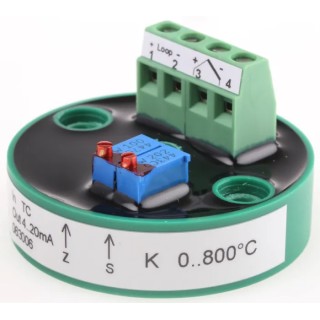 LKMelectronic Temperature Transmitter for K Type Thermocouple Input 35V, -40°C to 85°C LKM 101/K2
