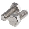RS PRO Stainless Steel Hex Bolt M16 x 40 mm DIN 933 Corrosion Resistant 263-2277