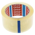 Tesa Transparent 4024 Packing Tape, 50mm Width, 66m Length, Acrylic Adhesive, Polypropylene Film Backing 04024-00234-04