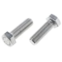 RS PRO Stainless Steel Hex Bolt M16 x 50 mm DIN 933 316 A4 Stainless Steel 263-2283