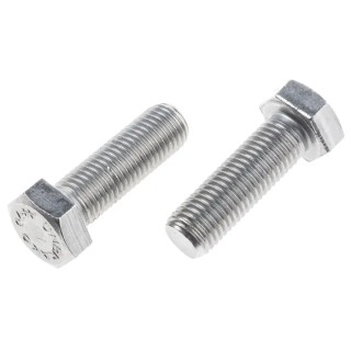 RS PRO Stainless Steel Hex Bolt M16 x 50 mm DIN 933 316 A4 Stainless Steel 263-2283