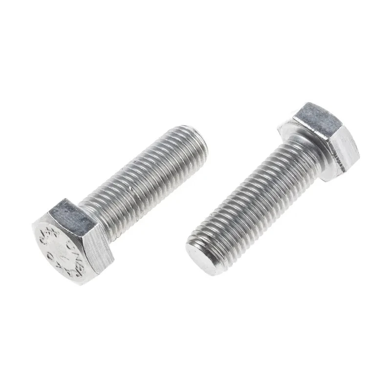 RS PRO Stainless Steel Hex Bolt M16 x 50 mm DIN 933 316 A4 Stainless Steel 263-2283