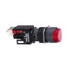 Schneider Electric Harmony XB6 Series Illuminated Push Button Switch, Spring Return, Panel Mount, 16 mm Cutout XB6AE4B2B