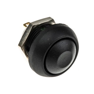 APEM IS Series Momentary Push Button Switch Panel Mount 13.6 mm Cutout SPST IP67 50V dc ISR3SAD200
